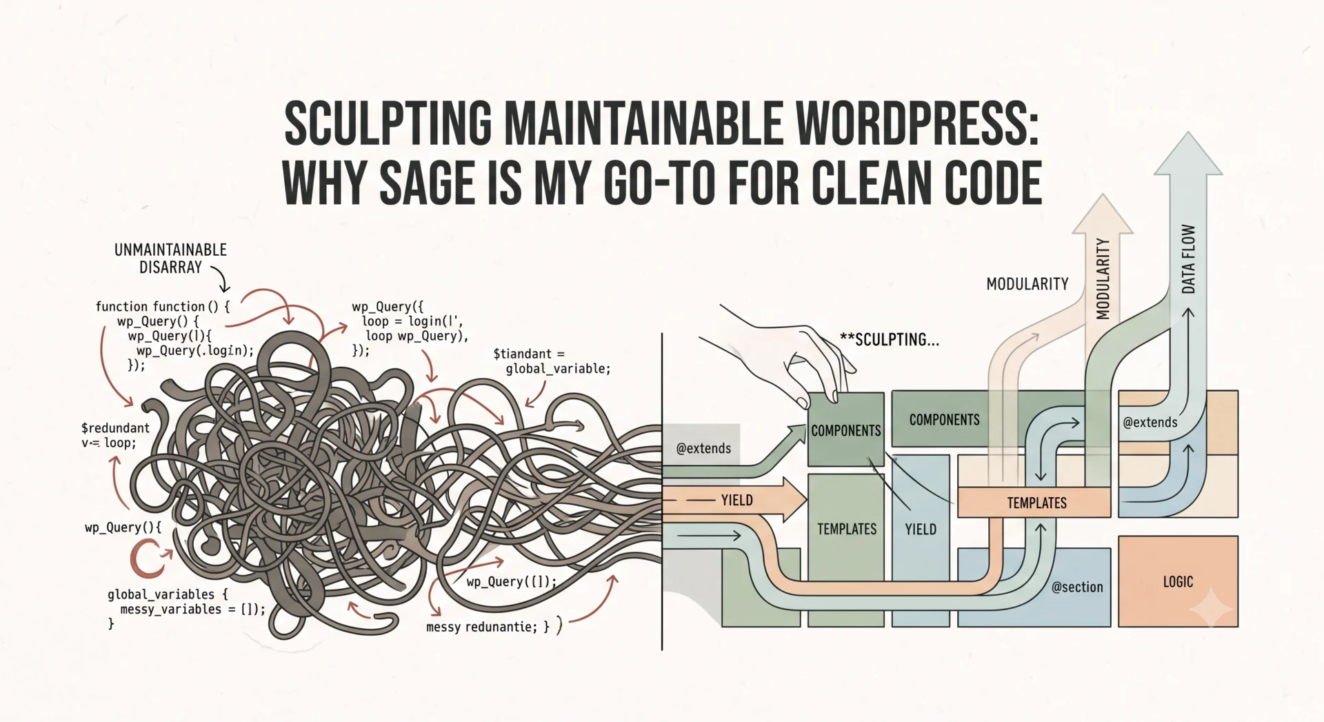 Sculpting Maintainable WordPress: Why Sage is My Go-To for Clean Code
