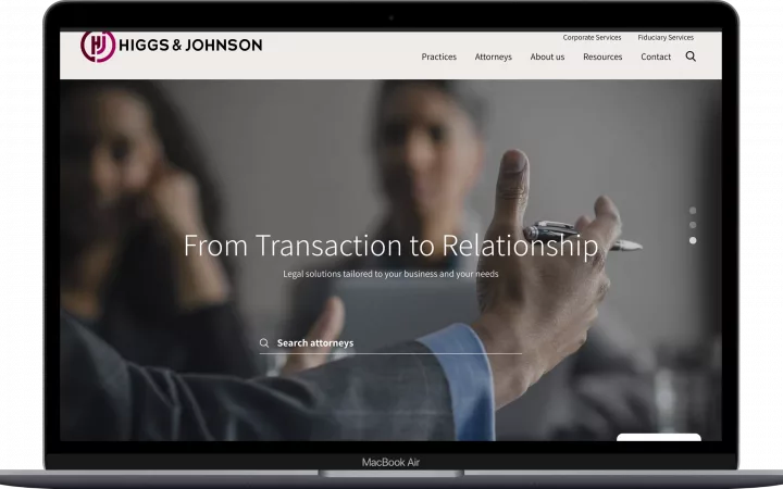 Higgs & Johnson — desktop