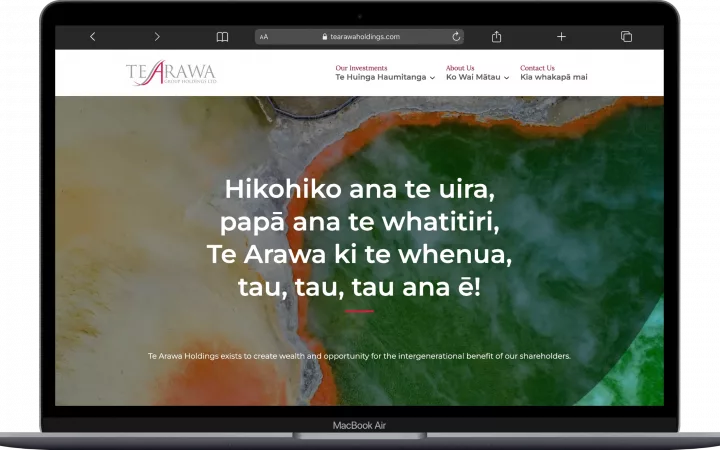 Te Arawa Holdings — desktop