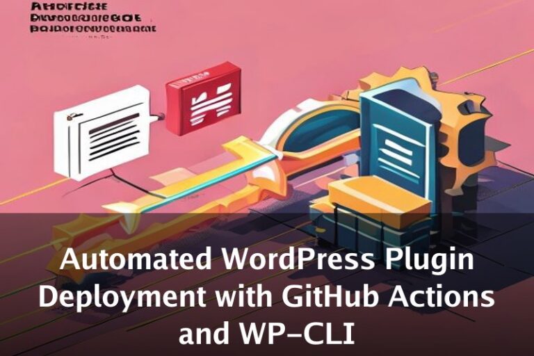 Automated WordPress Plugin Deployment with GitHub Actions and WP-CLI