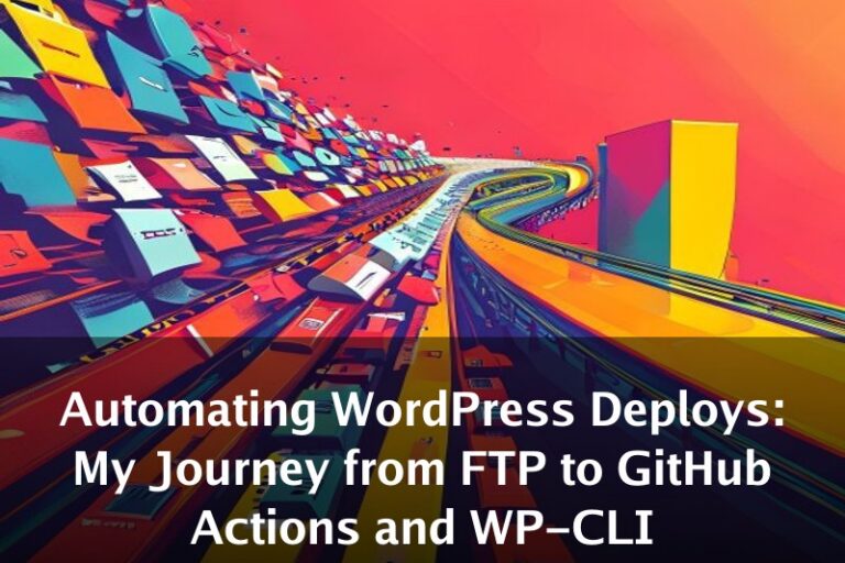 Automating WordPress Deploys: My Journey from FTP to GitHub Actions and WP-CLI