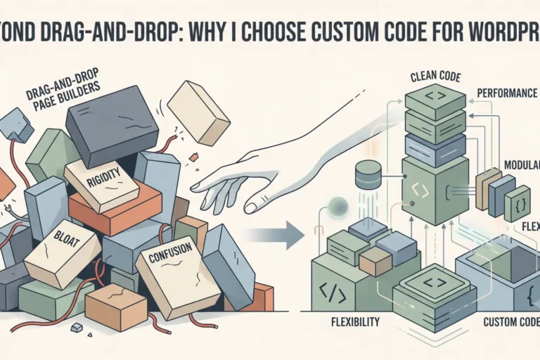 Beyond Drag-and-Drop: Why I Choose Custom Code for WordPress