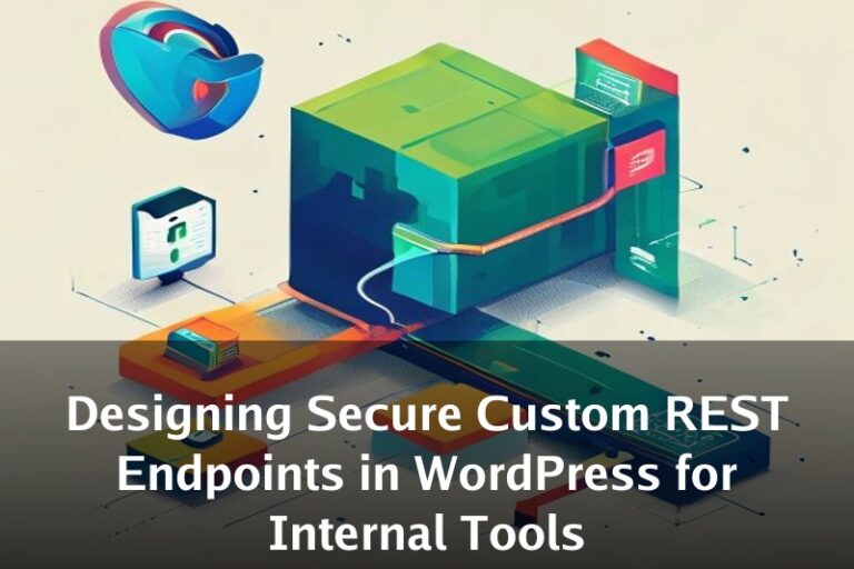 Designing Secure Custom REST Endpoints in WordPress for Internal Tools