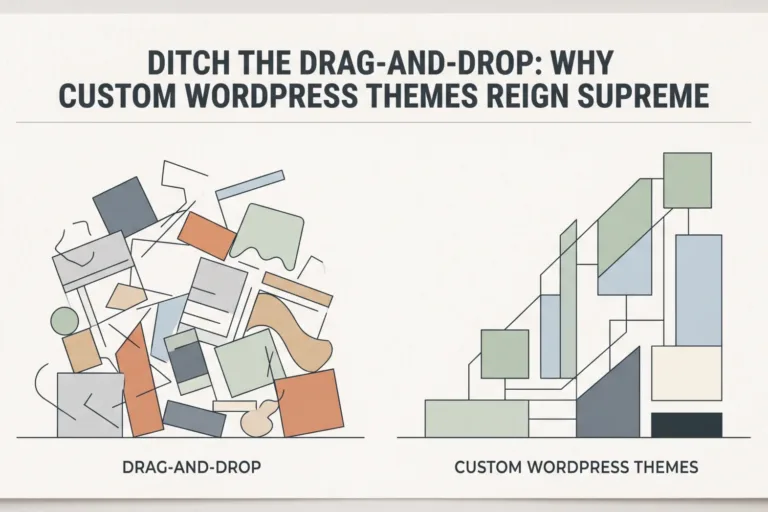 Ditch the Drag-and-Drop: Why Custom WordPress Themes Reign Supreme