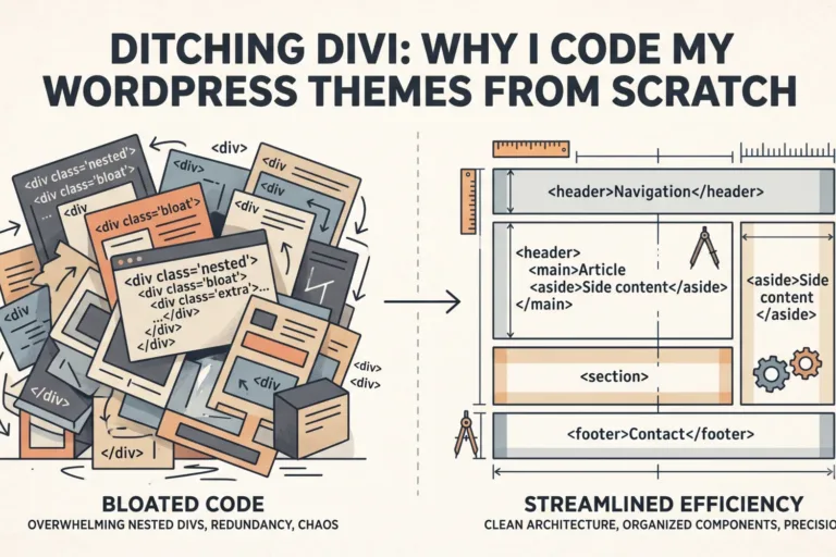Ditching Divi: Why I Code My WordPress Themes From Scratch