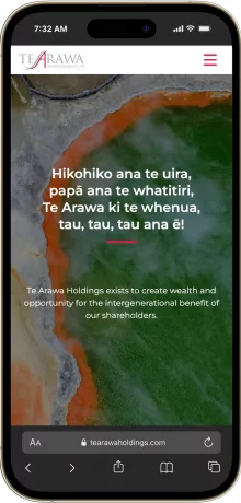 Te Arawa Holdings — mobile