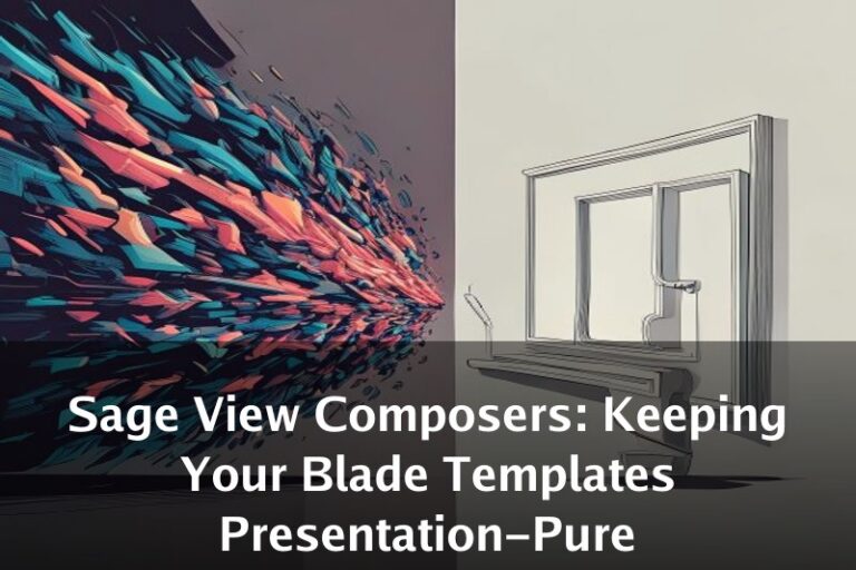 Sage View Composers: Keeping Your Blade Templates Presentation-Pure