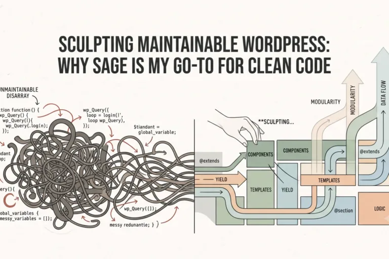 Sculpting Maintainable WordPress: Why Sage is My Go-To for Clean Code